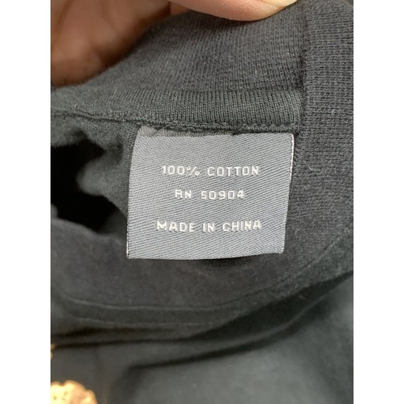 Pronti Graphic Tee T-Shirt Mens Size L Black Crew Neck Short Sleeve 100% Cotton - Picture 5 of 8